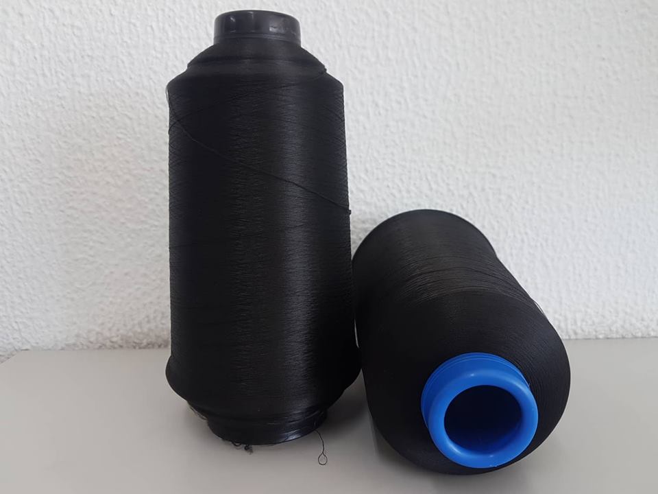 Linha Costura Texturizado Preto